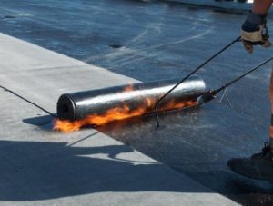torch on roofing